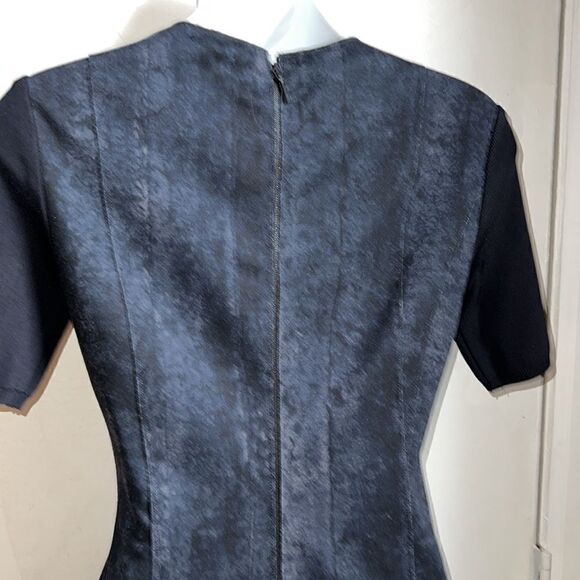 ELIE TAHARI Karli Black Scuba Stretch Dress-0 - Picture 6 of 10